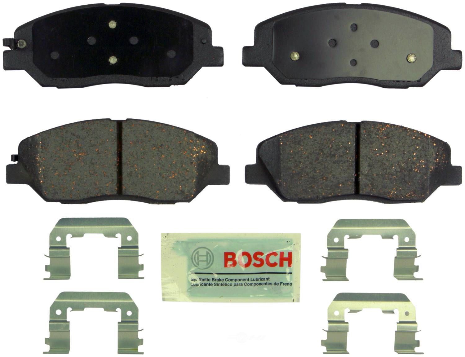 Bosch BE1202H Bosch Blue Ceramic Brake Pads with Hardware