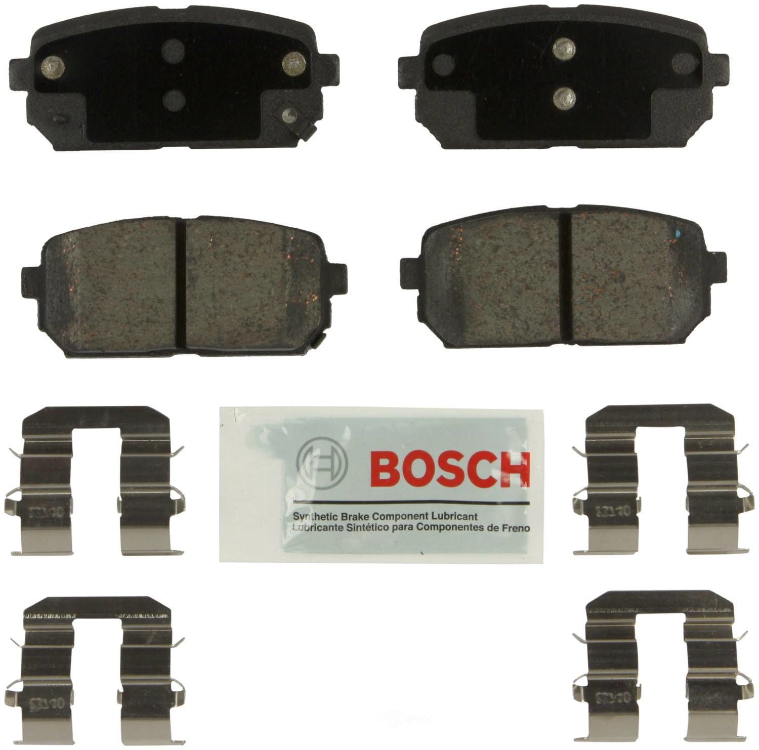 Bosch BE1296H Blue Ceramic Brake Pads w/Hardware