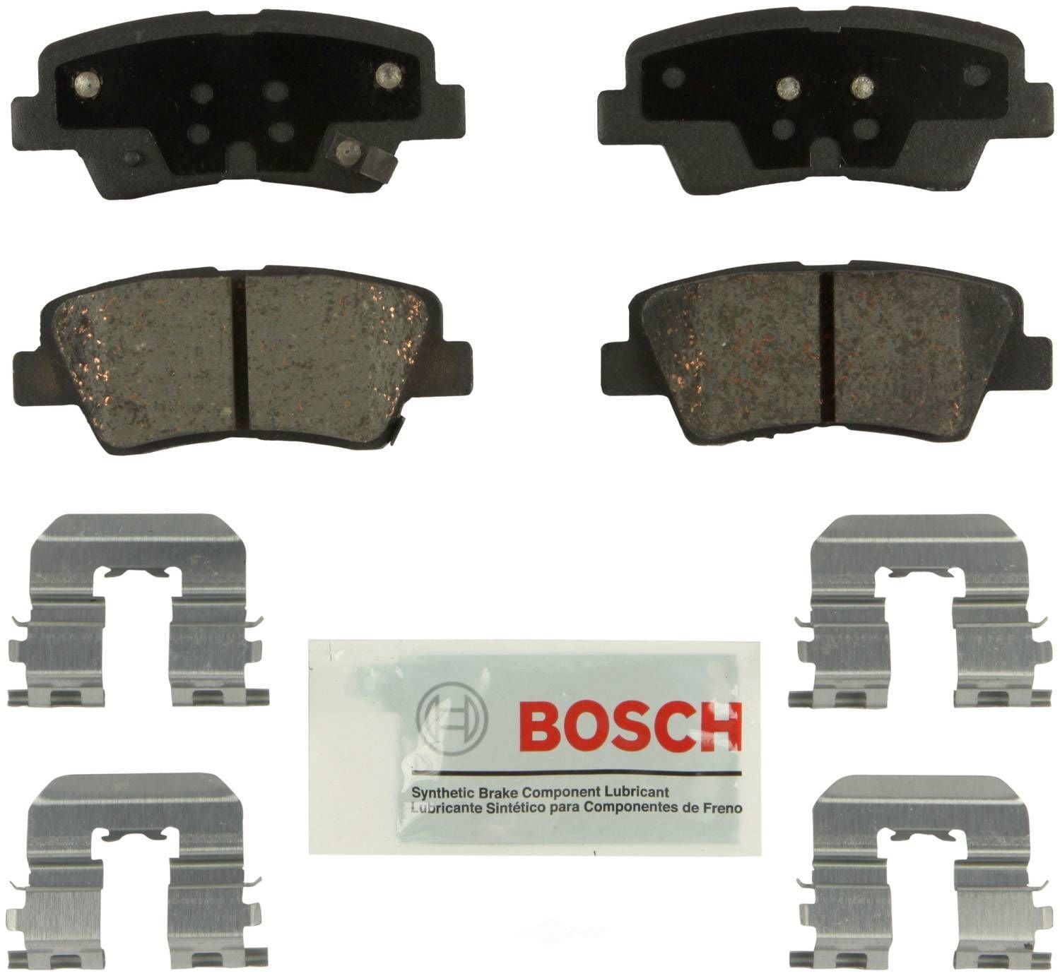 Bosch BE1313H Bosch Blue Ceramic Brake Pads with Hardware