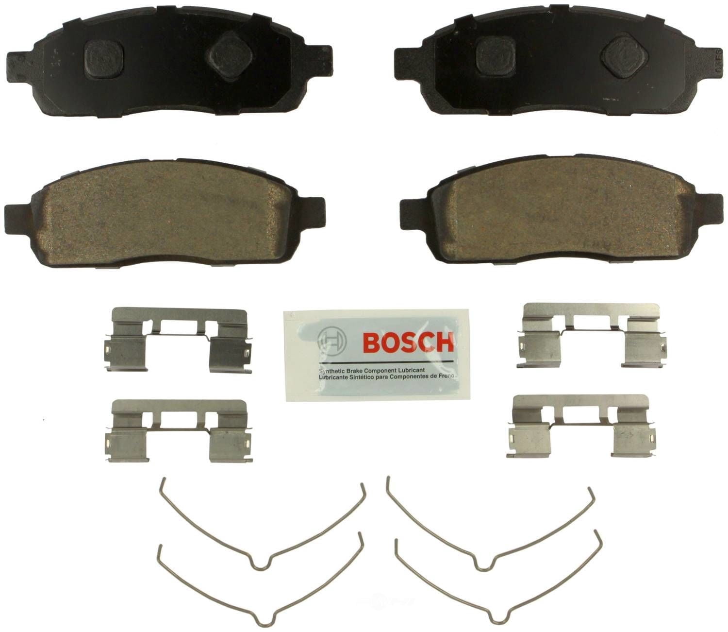 Bosch BE1392H Bosch Blue Semi-Metallic Brake Pads with Hardware
