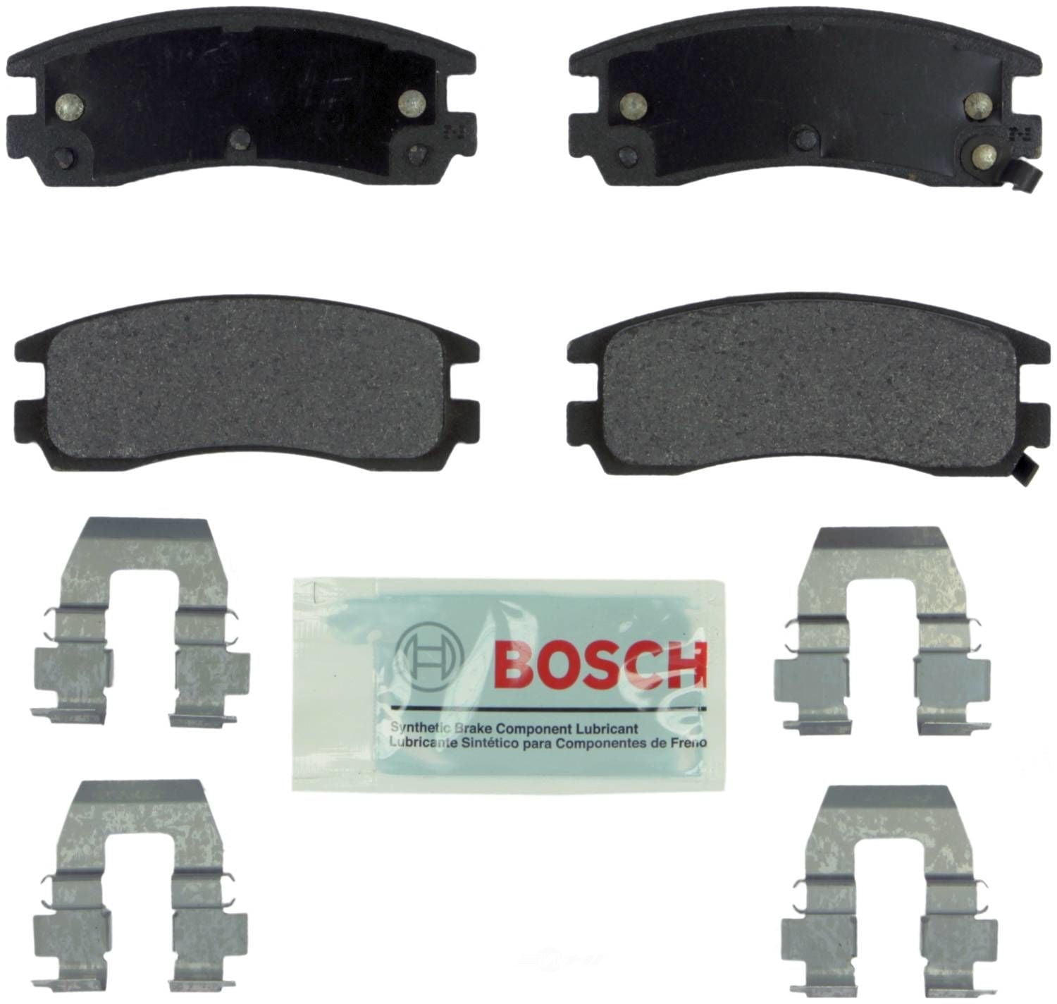 Bosch BE508H Bosch Blue Semi-Metallic Brake Pads with Hardware