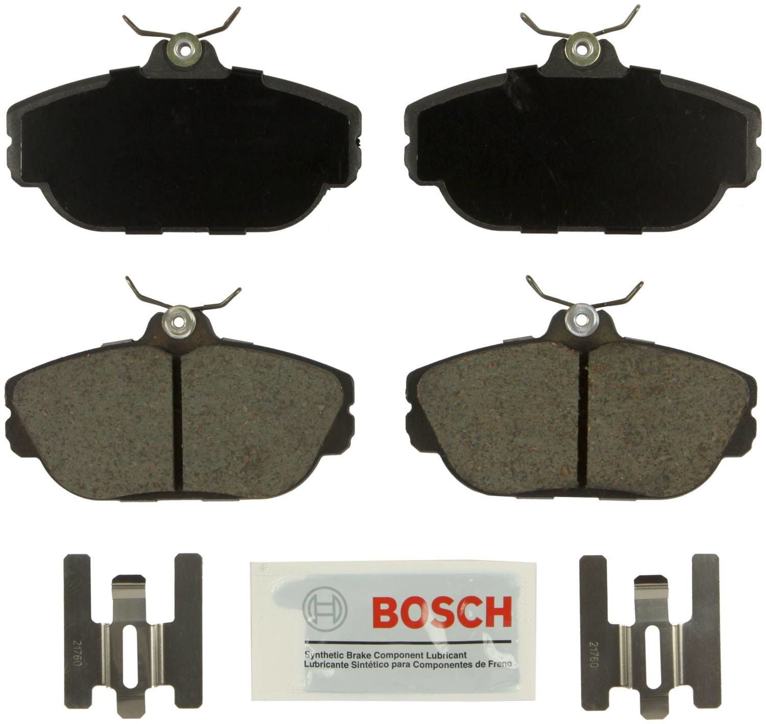 Bosch BE601H Blue Ceramic Brake Pads w/Hardware