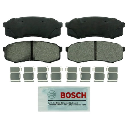 Bosch BE606H Bosch Blue Semi-Metallic Brake Pads with Hardware