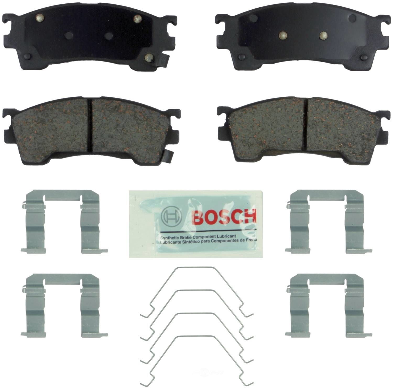 Bosch BE637H Blue Ceramic Brake Pads w/Hardware
