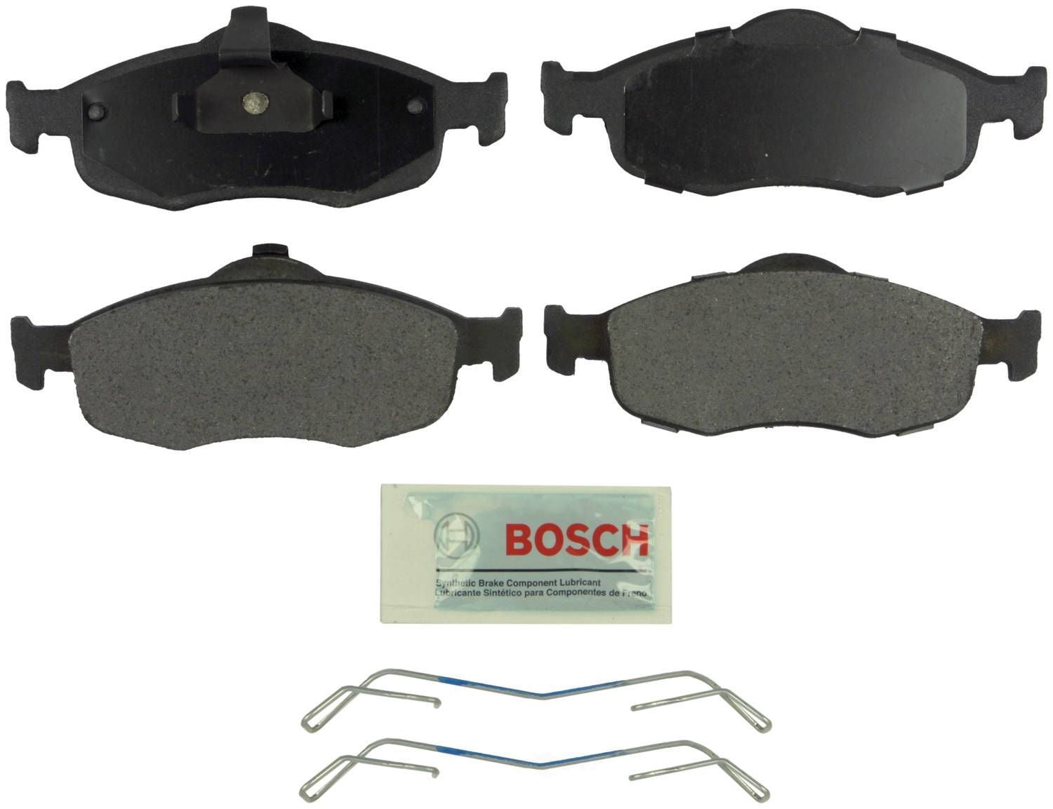 Bosch BE648H Blue Semi-Metallic Brake Pads w/Hardware