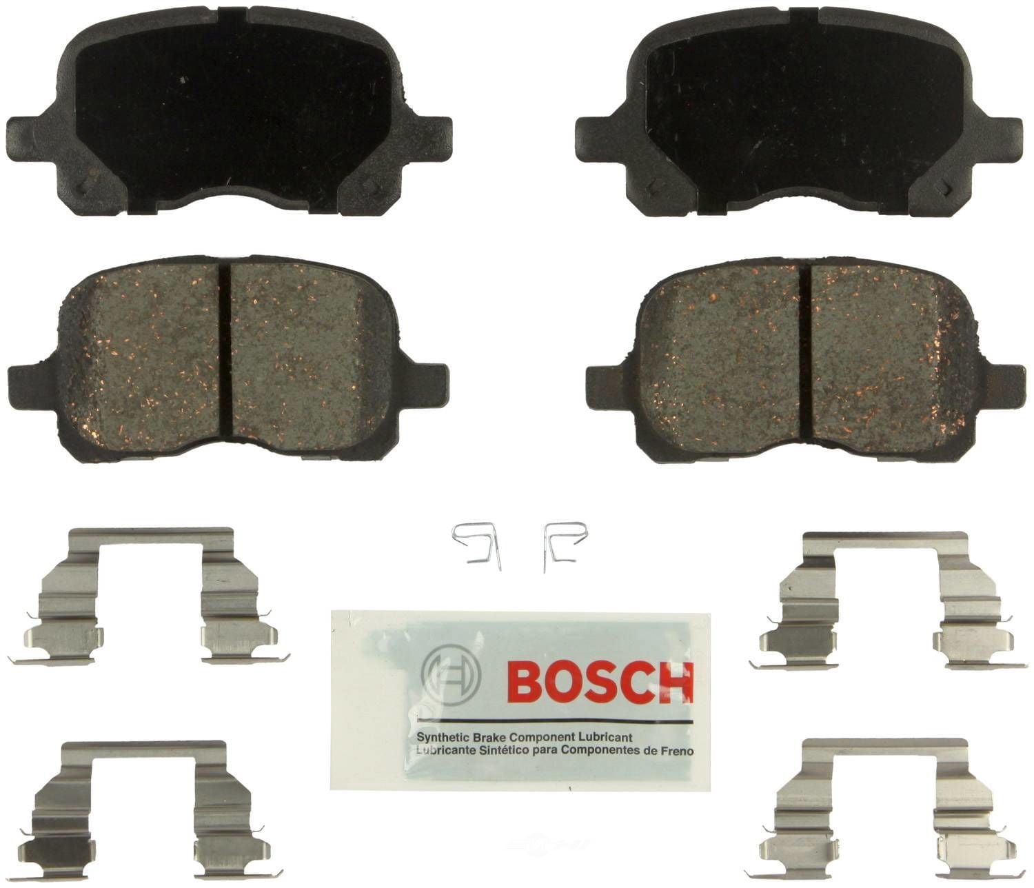 Bosch BE741H Blue Disc Brake Pad Set with Hardware For: Chevrolet Prizm; Toyota Corolla, Front Fits select: 1998-2002 CHEVROLET GEO PRIZM