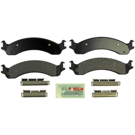Bosch BE821H Bosch Blue Semi-Metallic Brake Pads with Hardware