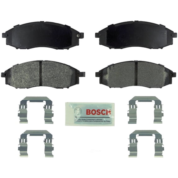 Bosch BE830H Bosch Blue Semi-Metallic Brake Pads with Hardware