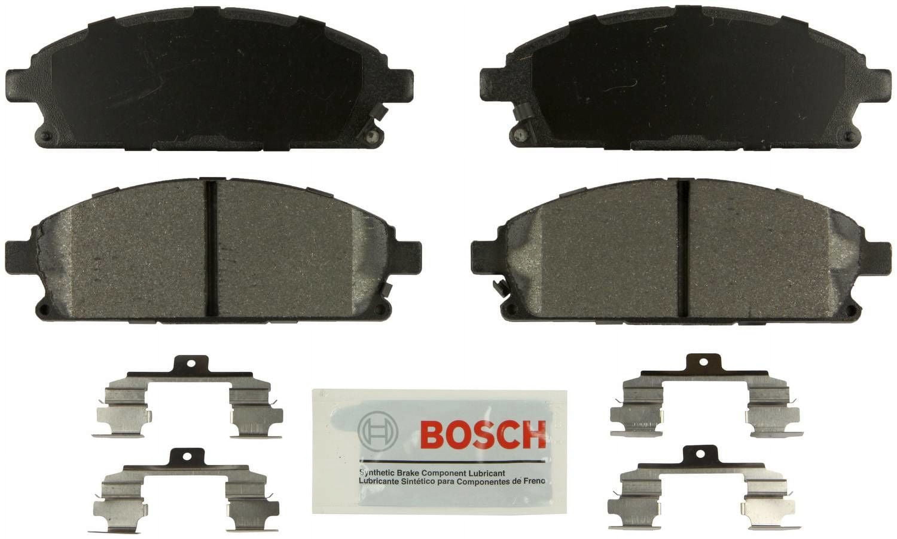 Bosch BE855H Bosch Blue Semi-Metallic Brake Pads with Hardware
