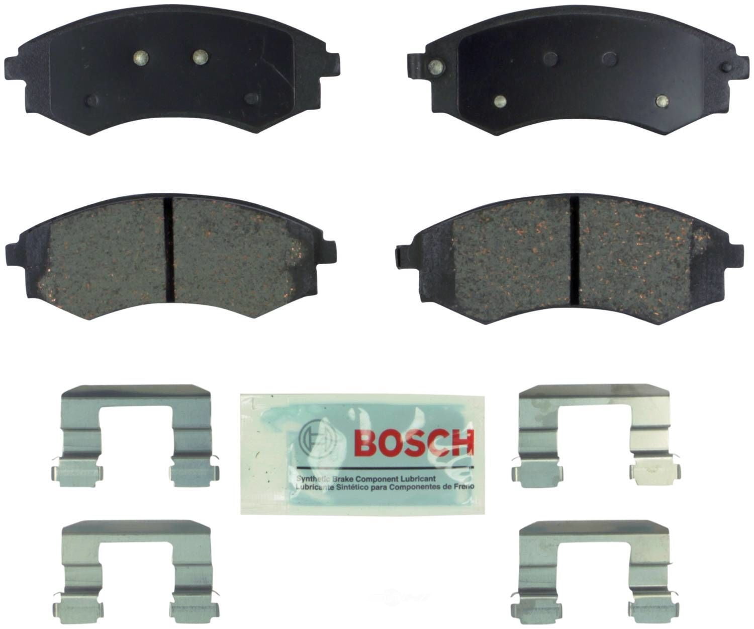 Bosch BE887H Blue Ceramic Brake Pads w/Hardware