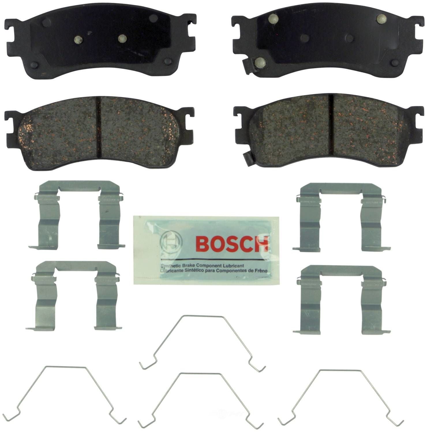 Bosch BE893H Blue Ceramic Brake Pads w/Hardware