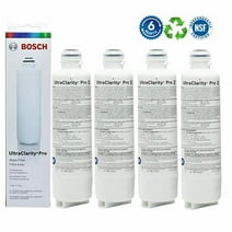 Bosch BORPLFTR50 Ultra Clarity Pro 11025825 12033030 Refrigerator Water Filter Replacement-4 Pack