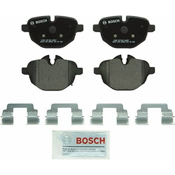 Bosch BP1473 QuietCast Premium Semi-Metallic Disc Brake Pad Set For Select BMW 528i, 528i xDrive, 530i, 530i xDrive, 535d, 535d xDrive, 535i, 535i xDrive, ActiveHybrid 5, i8, X3, X4, Z4; Rear