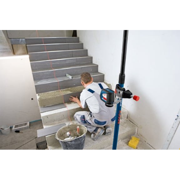 Bosch Telescoping Pole with 1/4-Inch by 20-Inch Laser Mount BP350