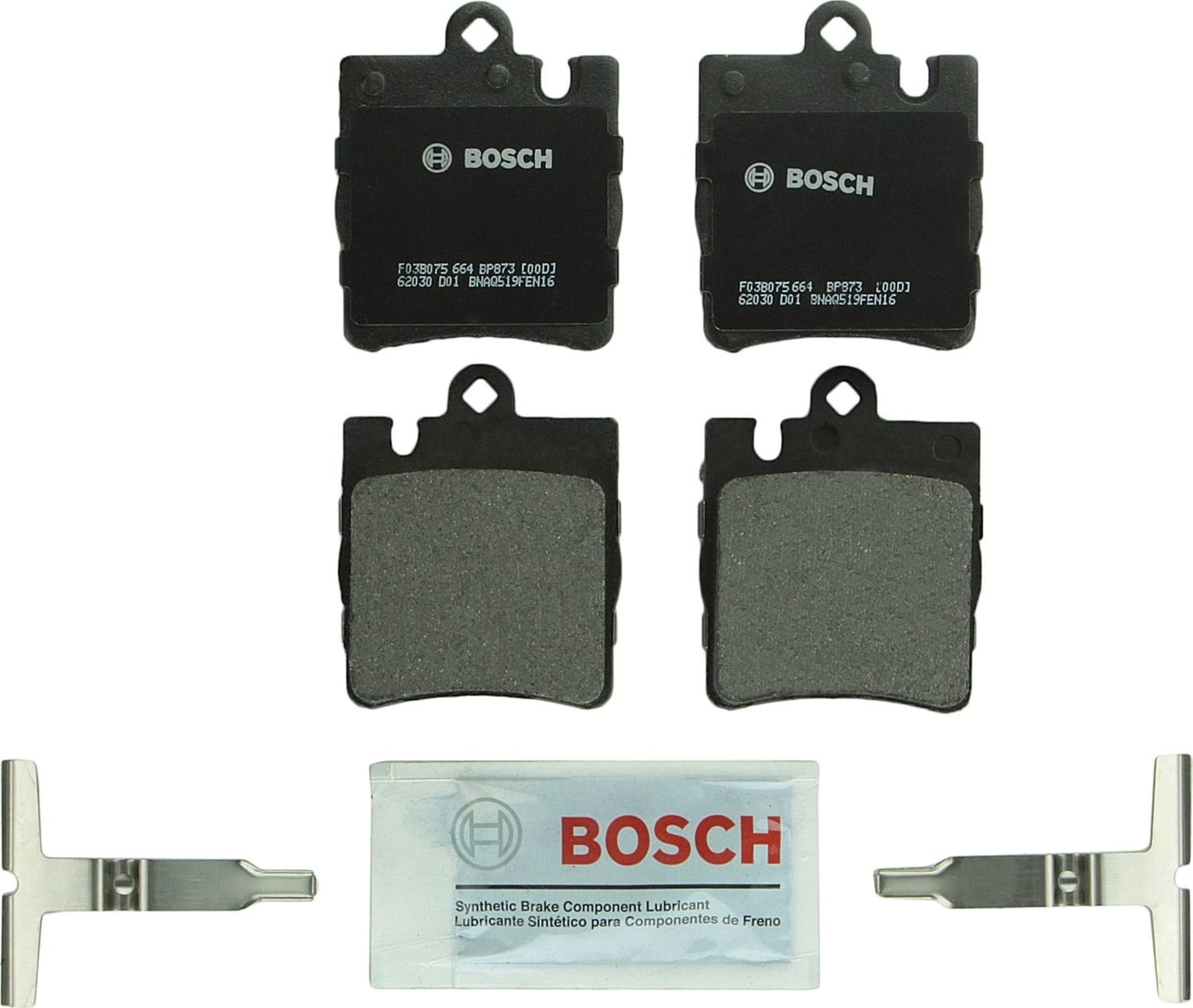 Bosch BP873 Bosch QuietCast Semi-Metallic Brake Pads
