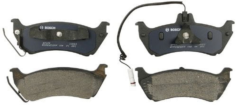 Bosch BP875 QuietCast Premium Semi-Metallic Disc Brake Pad Set For Mercedes-Benz: 1998-2003 ML320, 2003-2005 ML350, 1999 ML430; Rear