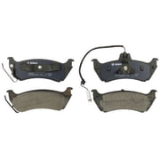 Bosch BP875 QuietCast Premium Semi-Metallic Disc Brake Pad Set For Mercedes-Benz 1998-2003 ML320, 2003-2005 ML350, 1999 ML430; Rear