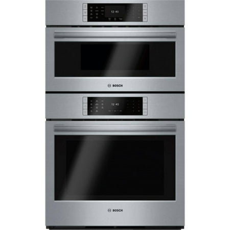 Bosch - Benchmark Series 29.8" Built-In Double Electric Convection Wall Oven - Stainless steel