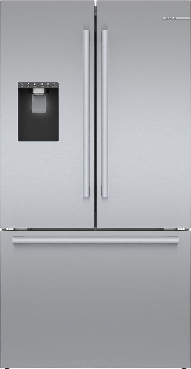 36-Inch Stainless Steel Smart French Door Refrigerator with Ice Maker