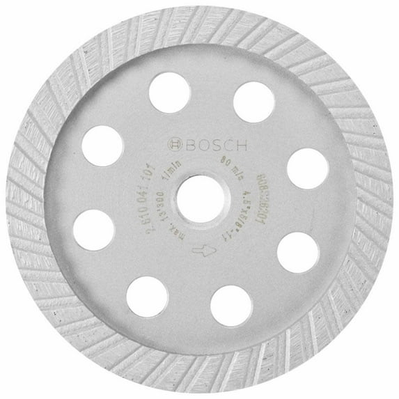 Bosch 4-1/2 Inch Turbo Diamond Cup Wheel