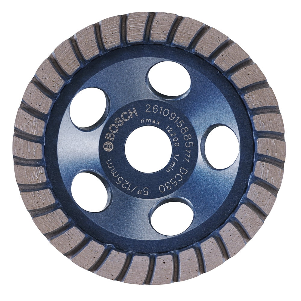 Bosch 125mm (5") Turbo Diamond Cutting Disc For Angle Grinder, Genuine Professional Grade