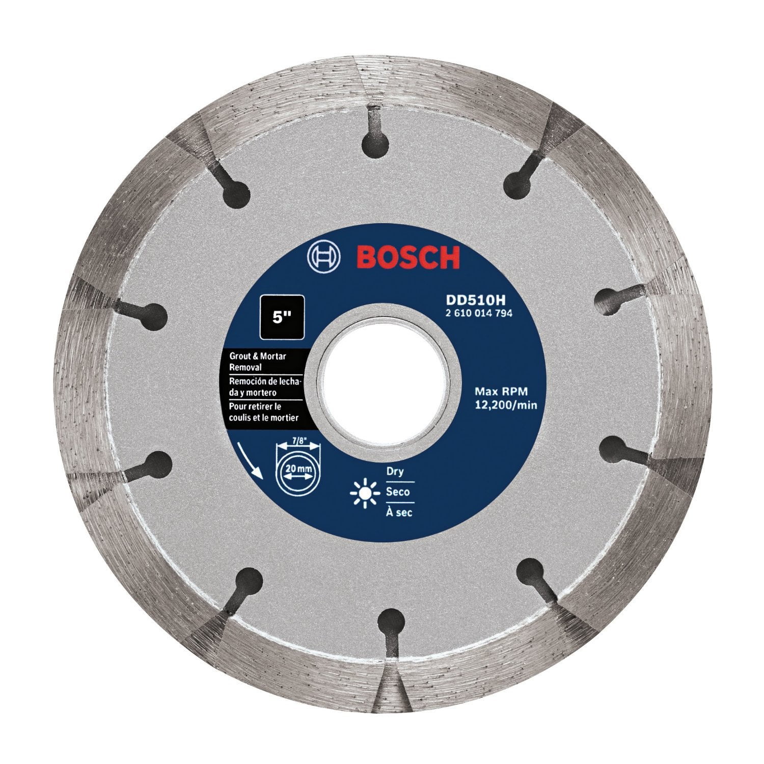 Bosch DD510H 5-Inch Durable Premium Sandwich Tuckpointing Diamond Blade