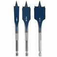 thumbnail image 1 of Bosch Daredevil High Carbon Steel Spade Bit Set Hex Shank 3 pc, 1 of 2