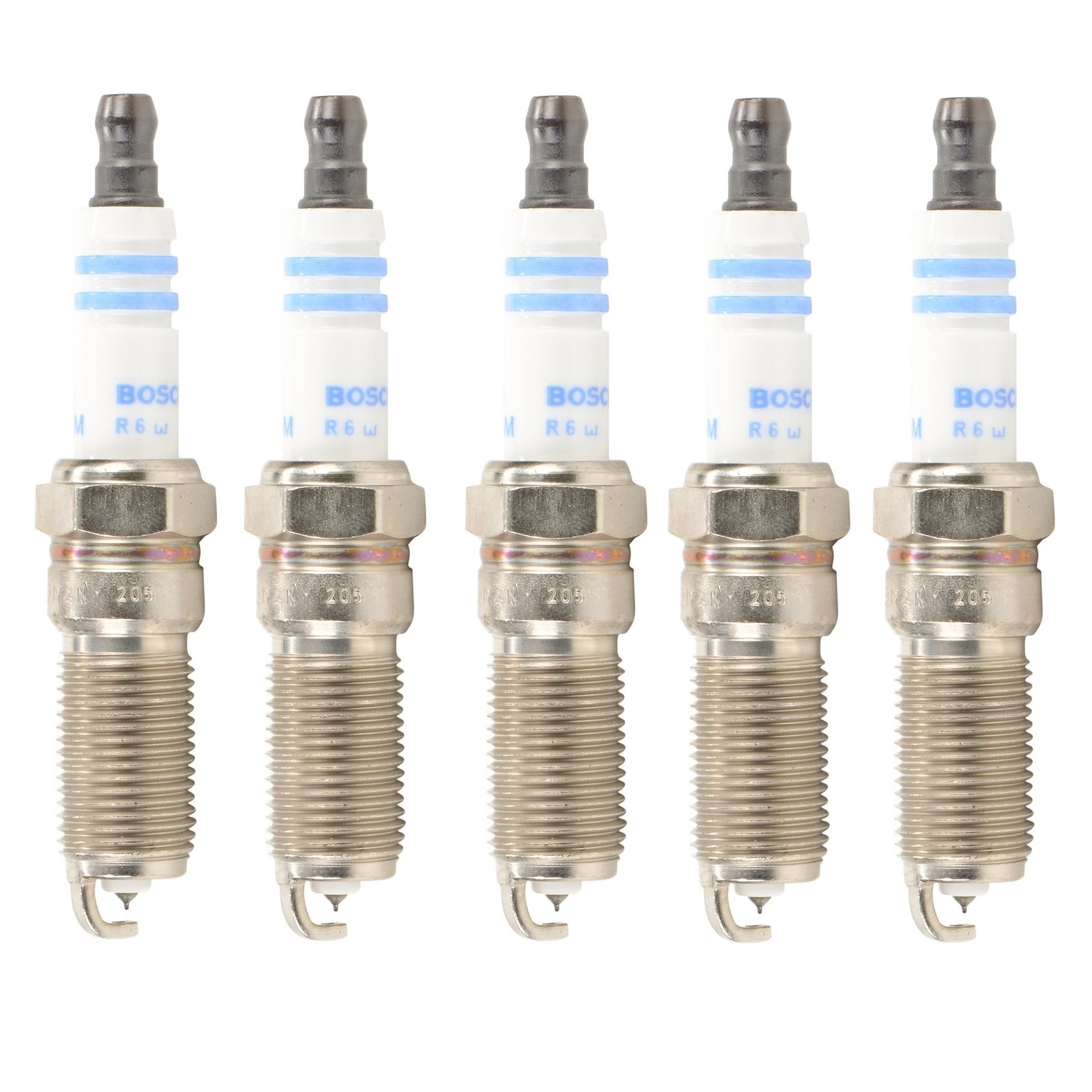 Bosch Double Platinum Set of 5 Spark Plugs For Chevrolet GMC Isuzu ...