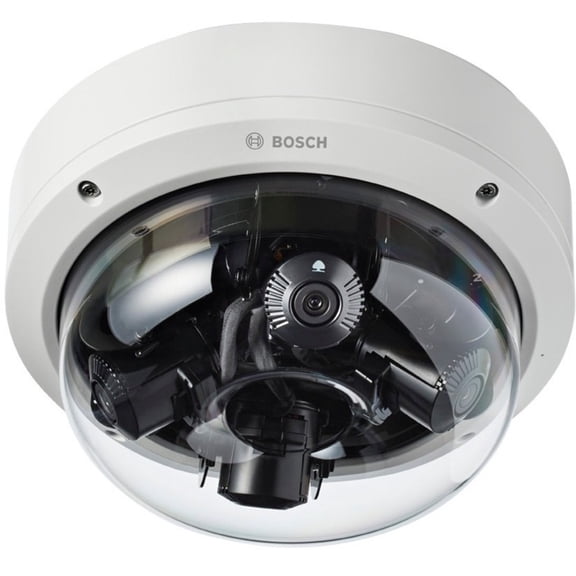 Bosch FlexiDome 12 Megapixel Network Camera - Dome - 98 ft Infrared Night Vision - 3.70 mm- 7.70 mm Varifocal Lens - 2.1x Optical - IK10 - IP66