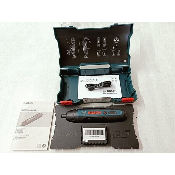 Bosch GO 2 Professional Battery Powered Screwdrivers, 33 Piece Set