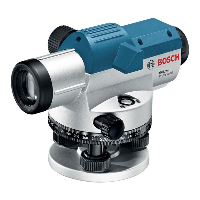 Bosch GOL24 11.75 Inch Automatic Optical Level Kit with 24x