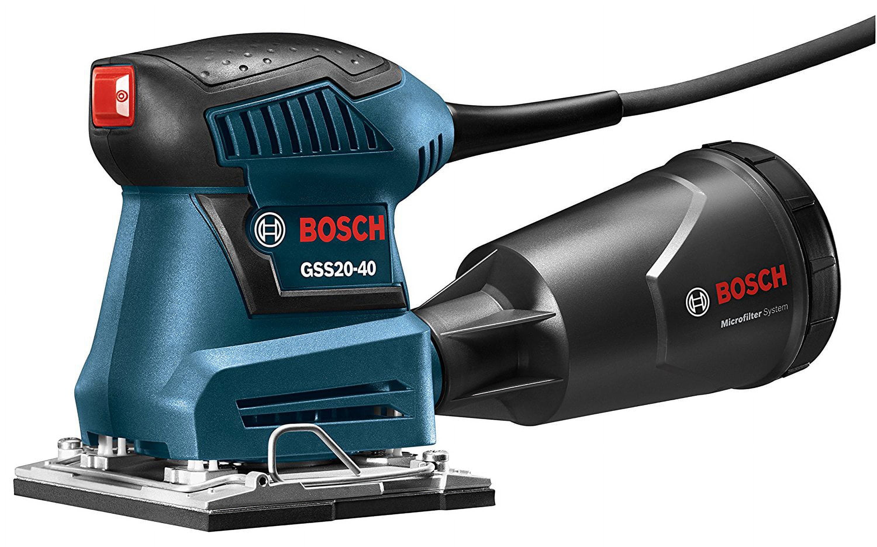 Bosch GSS20-40 Orbital Finishing Sander (1/4-Sheet)