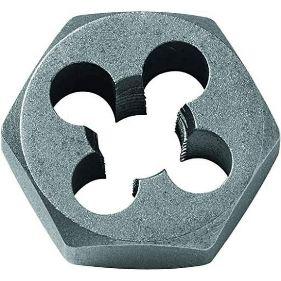 Vermont American Hexagon Die,Carbon Steel,RH,5/16-18,NC BHD516F18