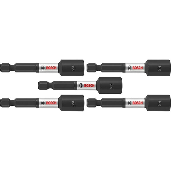 Bosch Genuine 5 pc. Impact Tough 2-9/16" x 5/16" Nutsetters - ITNS5162B