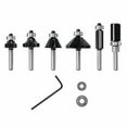thumbnail image 1 of Bosch Genuine 6 pc. Carbide-Tipped Trim and Edging Router Bit Set - RBS006TES, 1 of 7