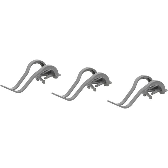 Bosch Genuine OEM 10001629 Dishwasher Dishrack No-Flip Clip (3-Pack)