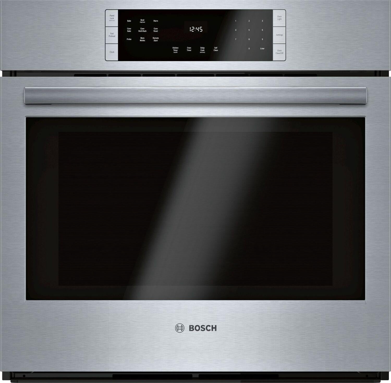 Bosch HBL8453UC 30 inch Stainless Steel Single Electric Convection Wall Oven