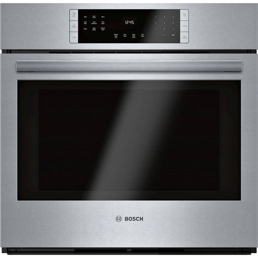 Bosch HBL8453UC 30 inch Stainless Steel Single Electric Convection Wall ...
