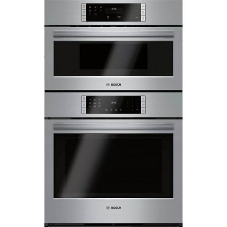 Bosch - 800 Series 30" Built-In Electric Convection Combination Wall Oven with Microwave and Wifi - Stainless Steel