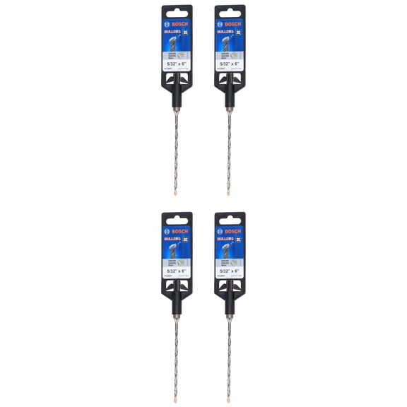 Bosch HC2001 Bulldog SDS 5/32X4X6 Drill Bit for Hammer Drills (4-Pack)