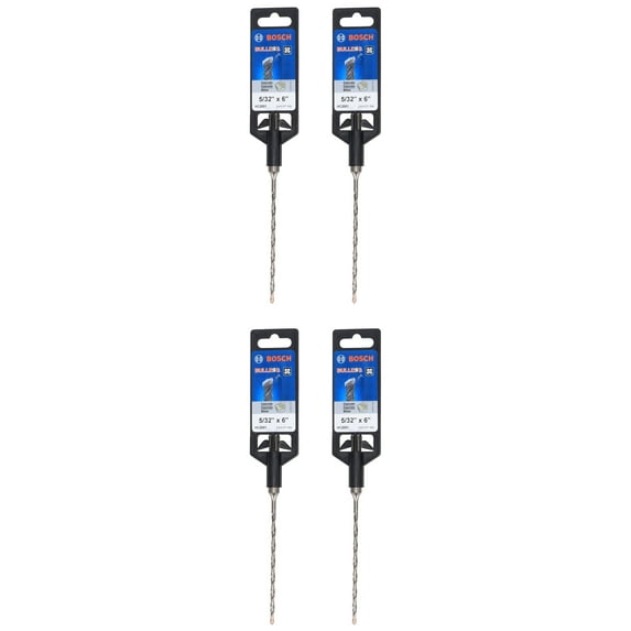 Bosch HC2001 Bulldog SDS 5/32X4X6 Drill Bit for Hammer Drills (4-Pack)