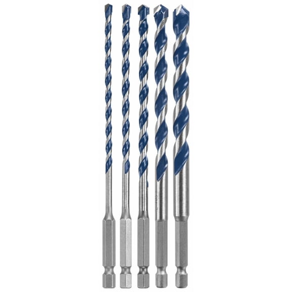 Bosch HCBG501T Assorted Pack Hammer Drill Bits 5 Piece Set