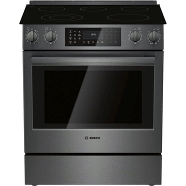 Bosch HEI8046U 4.6 Cu.Ft. Black Stainless Steel Slide-in Electric Range