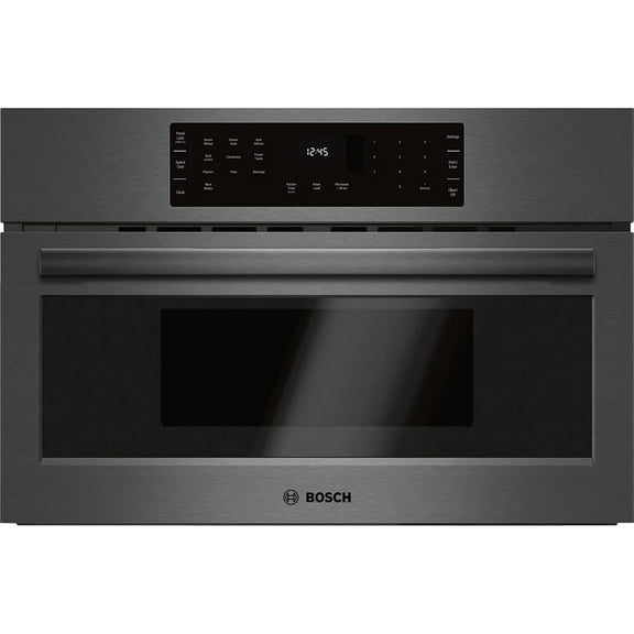 Bosch HMC80242UC 1.6 Cu. Ft. Black Stainless Speed Microwave Oven