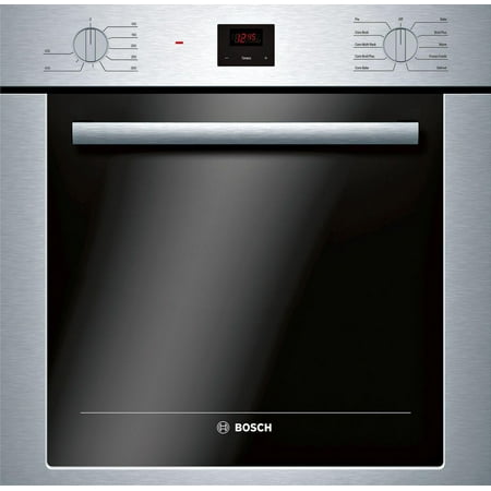 Bosch - 500 Series 24" Built-In Single Electric Convection Wall Oven - Stainless Steel