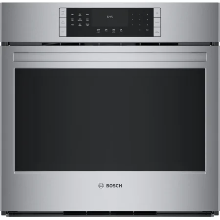 Bosch - 800 Series 30" Built-In Single Electric Convection Wall Oven - Stainless steel