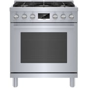 BOSCH 800 Series Dual Fuel Freestanding Range 30 Stainless Steel HDS8055U HDS8055U