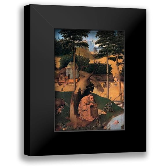 Bosch, Hieronymus 11x14 Black Modern Framed Museum Art Print Titled - Saint Anthony