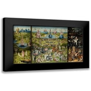 Bosch, Hieronymus 14x10 Black Modern Framed Museum Art Print Titled - The Garden of Earthly Delights