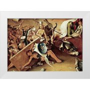 Bosch, Hieronymus 14x11 White Modern Wood Framed Museum Art Print Titled - Garden of Earthly Delights - Detail #9